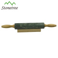 Top quality marble rolling pin with base rolling pin